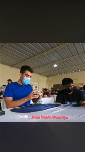 Juan Pablo Huanqui Megaminx Official World Record Single: 25.24 #rubikscube #viral #shorts