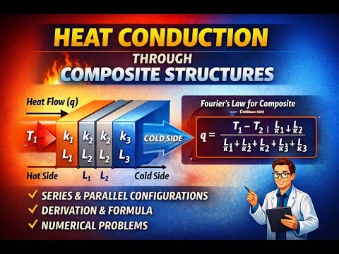 Heat Conduction Through Composite Structures | Heat Transfer | Explained Clearly