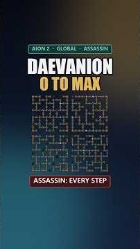 Aion 2 Assassin Daevanion: 0 to Max, Every Step #aion2