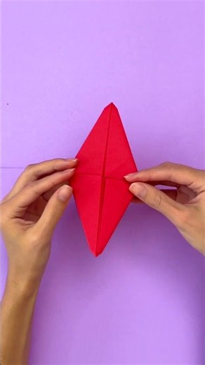 DIY Origami Vampire Mouth! 🧛‍♂️🩸 Spooky Halloween Craft
