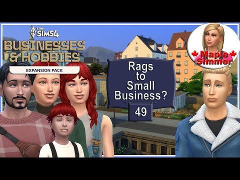 First Date! Pt 49: Rags to Small Business Challenge (Sims 4 Businesses & Hobbies)