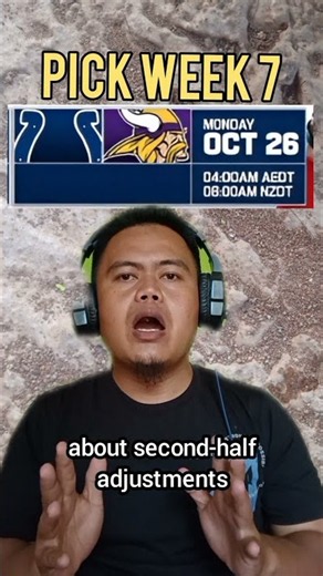 Indianapolis Colts vs. Minnesota Vikings 🏈 NFL Week 7 (2026) #NFL #ColtsvsVikings #NFLWeek7 #NFL2026