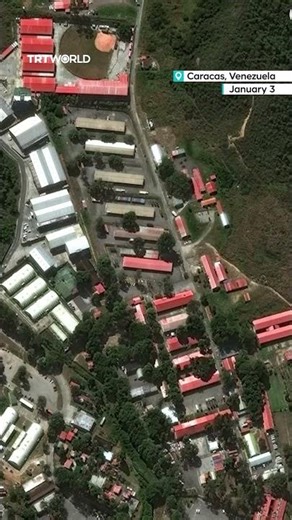 Satellite images show damage after US strikes on Caracas military site