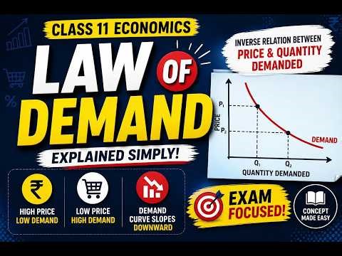 Law of Demand Explained | Class 11 Economics | Easy Explanation