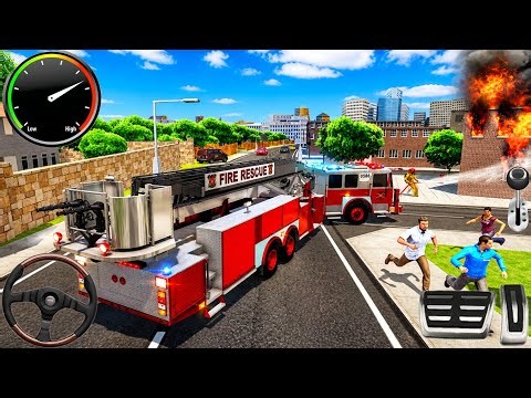 Firefighter Rescue Simulator 3D - US Emergency 911 Firetruck Driving - Android Gameplay #13