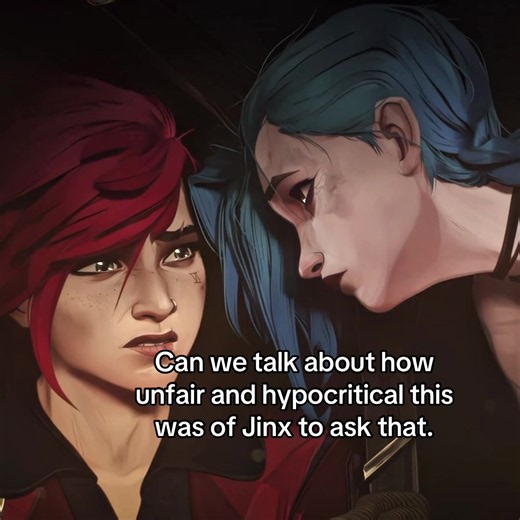 This girl was using Powder to try and manipulate Vi omd💔💔 #jinx #arcane #leagueoflegends #arcaneseason1 #jinxarcane