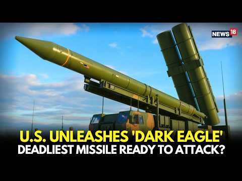 US Deploys “Dark Eagle” Hypersonic Missiles LIVE: Iran Tensions Spike, Strike Fears | Iran War LIVE