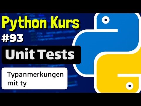 ty: Bessere Python Tests mit Type Hints - 093 - Python Kurs (Deutsch)