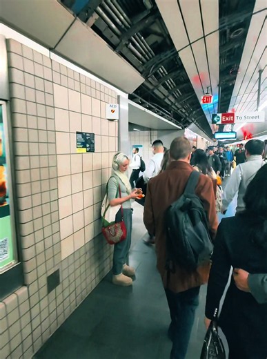 POV: Rush hour in the New York City subway 🚇🗽 Millions of stories, one city that never stops moving. ❤️ #NYCSubway #NewYork #NYCLife #Subway #POV