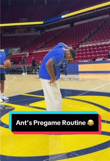 #Ant had to get his dance moves in first 🕺 #NBA #basketball #AnthonyEdwards #Timberwolves