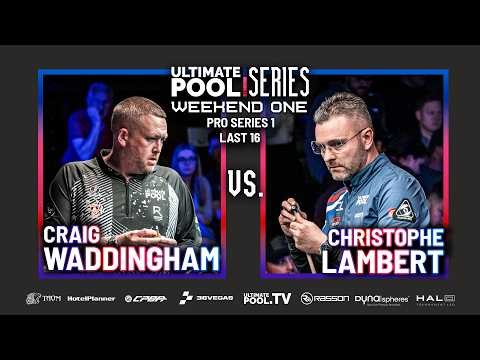 IT COULD BE ANYONES GAME | Christophe Lambert v Craig Waddingham | Pro Series Event 1 Last 16 2026
