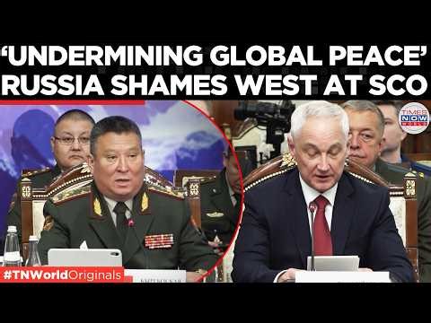 WATCH: "Aggressive Course", SCO Defence Meeting Erupts As Russia Blasts American Aggression