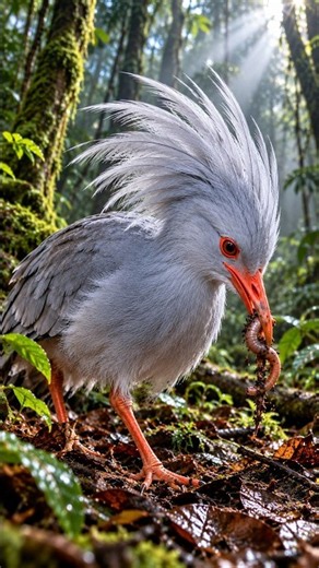 The Ghost Bird of New Caledonia! 🪶 Kagu #shorts #viral #viralvideo