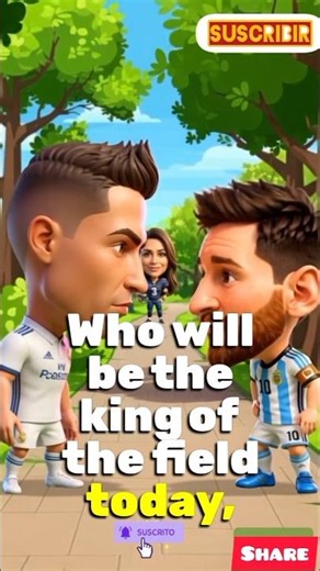Ronaldo & Messi Meet American Football! 🏈 Who wins? #Shorts 🤯😱 #animación