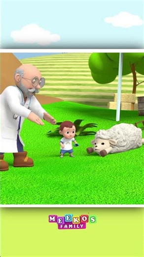 Five Cute Sheep - Learn To Count #shorts #kidssongs