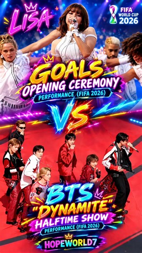 Lisa “GOALS” vs BTS “Dynamite” — Which FIFA 2026 Performance Wins? 🔥