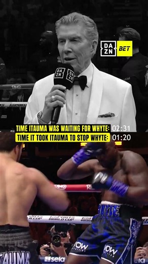 Dillian Whyte made Moses wait... so Moses made him pay 👀💥