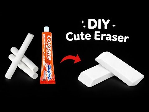 How to make homemade erasers/imade cute diy eraser/homemade Diy homeingredients eraser making