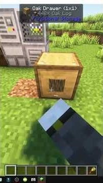 HOW TO USE DRAWERS IN MINECRAFT WITH FUNCTIONAL STORAGE