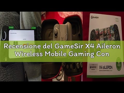 Recensione del GameSir X4 Aileron Wireless Mobile Gaming Controller per Android con stick a effetto
