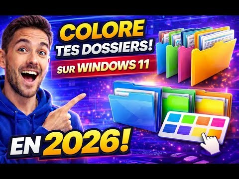 Voici Comment changer la COULEUR des DOSSIER sur WINDOWS 11 en 2026