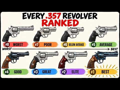 15 .357 Magnum Revolvers Ranked – From Worst to Best