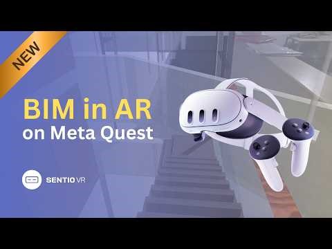 Augmented Reality in Construction: Overlay BIM Models On Site at 1:1 Scale with Meta Quest
