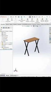 SolidWorks 3D Sketch & Table Design | Easy CAD Tutorial#SolidWorks #3DSketch #TableDesign #CAd