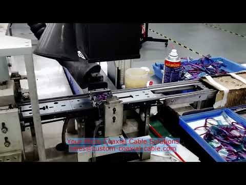 micro coaxial cable europe certified en45545 I-PEX 20531-050T-12 IPEX 20696-020E-02 Manifold Cable A