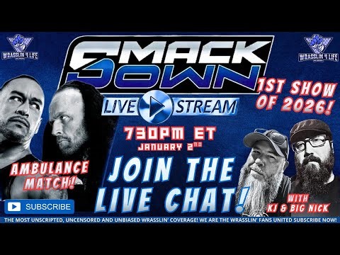 WWE Smackdown - Live Instant Review - Join the Chat (January 2, 2026) #wwe #smackdown #happynewyear