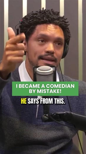 The real reason I became a comedian... | Trevor Noah