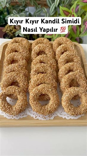 Kıyır Kıyır Kandil Simidi Nasıl Yapılır 💯 #kandilsimidi #simit #shorts