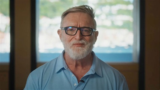 Gabe Newell makes a rare public appearance as "New Chad Gabe" and rings in Dota 2's big tournament