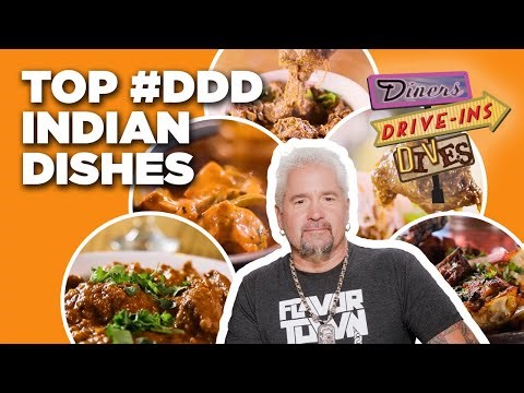 Top #DDD Indian Food Videos with Guy Fieri | Diners, Drive-Ins and Dives | Food Network