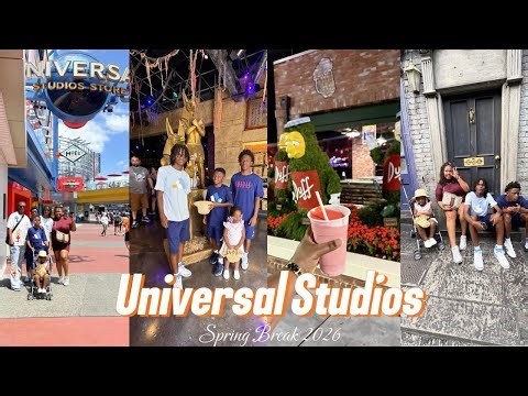SPRING BREAK 2026:SPEND DAY WITH US AT UNIVERSAL STUDIOS|FAMILY VACAY|ORLANDO FLORIDA|FULL ITINERARY