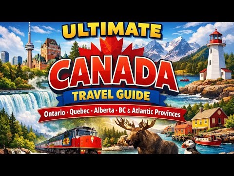 Ultimate Canada Travel Guide: Ontario, Quebec, Alberta, British Columbia (BC) & Atlantic Provinces 