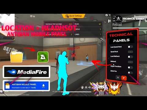 FF PANEL MOBILE | FREE FIRE PANEL OB54 UPDATE | FF MAX META DATA FILE FREE FIRE HACK NEW