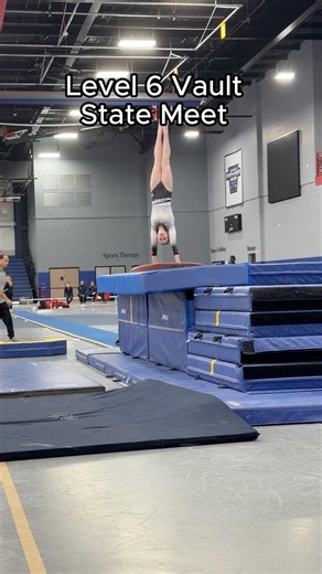 Level 6 State Champion vault! 🥇 #gymnastics #vault #competition #shorts