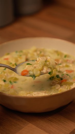 🥣🍗 CHICKEN & LEEK SOUP