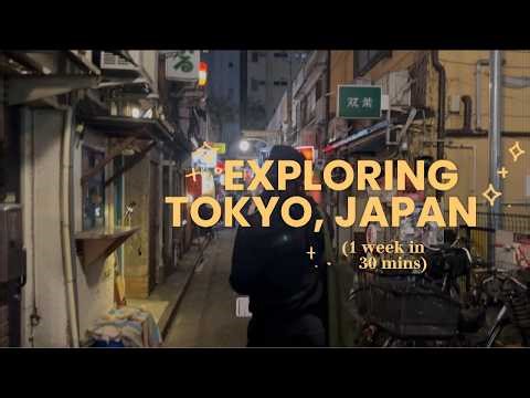 One Week in 30 Minutes 🇯🇵 | Tokyo, Japan Vlog