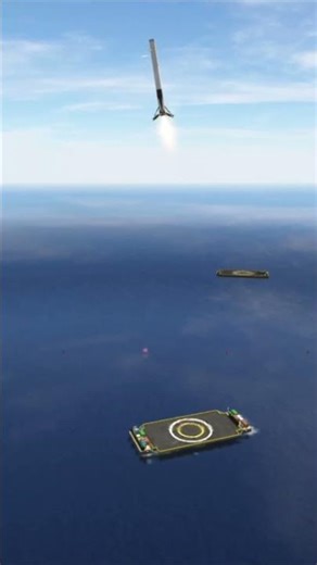 Epic Rocket Landing & Explosions - First Stage Rocket Simulator