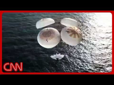 NASA/SpaceX crew splashed down in Pacific Ocean