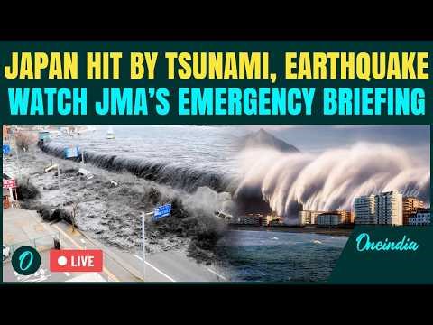 Tsunami Hits Japan LIVE: JMA Holds EMERGENCY Briefing After 7.4 Magnitude Quake Hits The Country