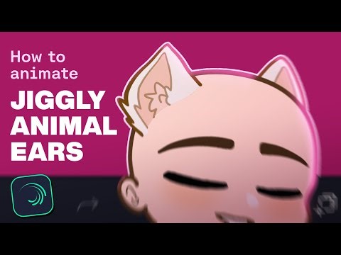 How to Animate Jiggly Animal Ears in Alight Motion