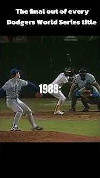The Final Out of Every Los Angeles Dodgers World Series Title ⚾🏆 #baseball #shorts #dodgers