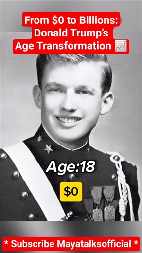 From $0 to Billions:‎Donald Trump’s ‎Age Transformation 📈 #usa #shortsfeed