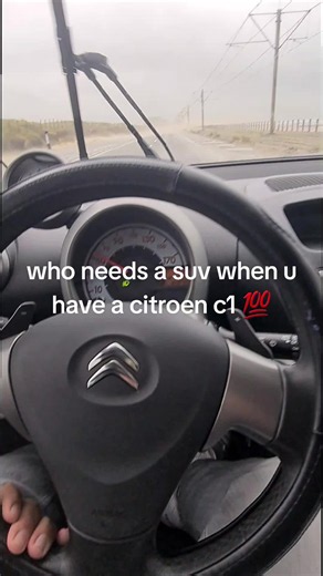 Who Needs an SUV? The Citroën C1's 100km/h Windstorm Test