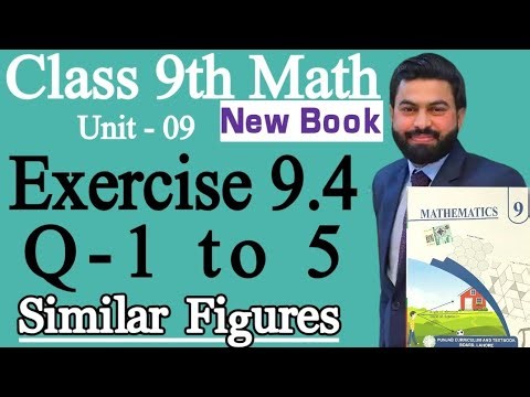 Class 9th Math New Book Ch 9 Exercise 9.4 Question 1 to 5- 9th Class Math E.X 9.4 Q1,Q2,Q3,Q4,Q5-PTB