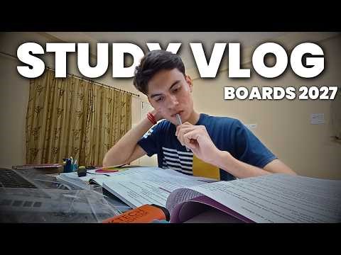 This Is My Life in Class 12 😭📚 | Study Vlog