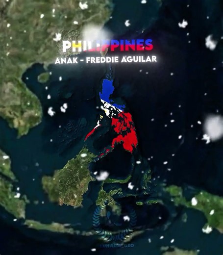 🇵🇭 Famous songs in every Asian countries 🎶 | #edit #geography #asia #fyp #mapping |